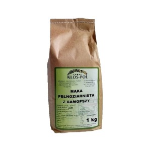 Mąka pełnoziarnista z samopszy 1kg (K1033)