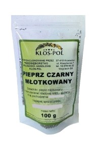 Pieprz czarny młotkowany 100g (K271)