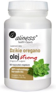 Dzikie oregano olej STRONG 100% naturalny x 90 kaps. miękkich Suplementy diety(K1377)