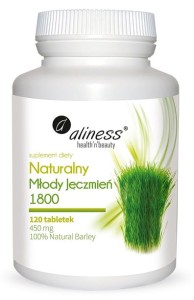 Naturalny Młody Jęczmień 1800 120 tabletek Suplement diety(K1376)