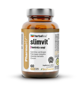 Herballine Slimvit kontrola wagi 60 kaps suplement diety(K573)