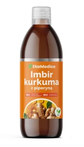 Imbir Kurkuma z piperyną-płynny suplement diety-500ml (K988)