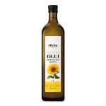 Olej słonecznikowy zimnotłoczony, nieoczyszczony 1000ml (K162)