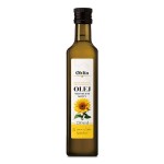 Olej słonecznikowy zimnotłoczony, nieoczyszczony 500ml (K161)