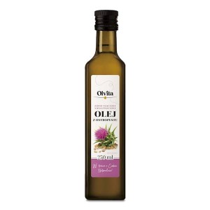Olej z ostropestu zimnotłoczony, nieoczyszczony Suplement Diety 250ml (K155)