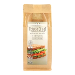 Mieszanka chleba bezglutenowego wysokobiałkowego 420 g - Pięć Przemian (K515)