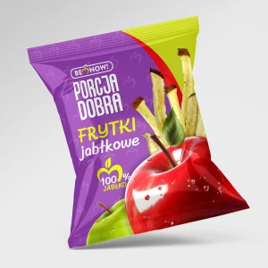 Frytki jabłkowe Porcja dobra 18 g - Pure Life (K1004)