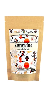 Żurawina w czekoladzie bez cukru 100 g  (K1565)