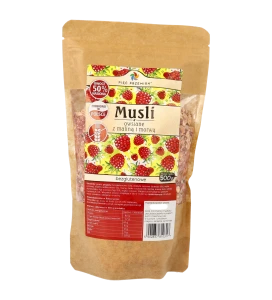 Musli malina z morwą bezglutenowe 500g (K1306)