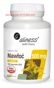 Nawłoć (Solidago virgaurea L) ekstrakt 10:1 500mg suplement diety (K1410)