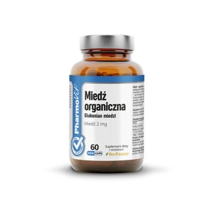 Miedź organiczna 2mg 60 kaps. suplement diety (K1155)