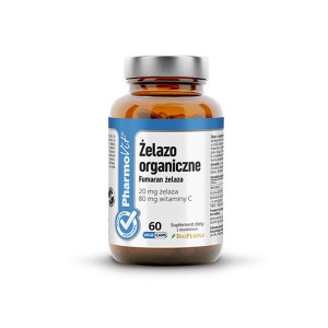 Żelazo organiczne - Fumaran żelaza 60kaps. suplement diety (K871)