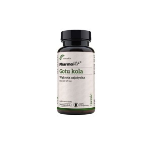 Gotu kola 125 mg Wąkrota azjatycka 90kaps.Suplement diety (K981)